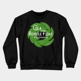 Boodle Fight Philippines Lola Grandmother Crewneck Sweatshirt